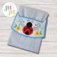 ITH Ladybug Wrap Around Towel Topper | Machine Embroidery Designs by JuJu