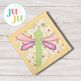ITH Dragonfly Pot Holder | Machine Embroidery Designs by JuJu