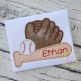 Baseball Bat Glove Applique Design | Machine Embroidery Designs by JuJu