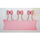 Baseball Bow Trio Banner Sketch Embroidery Design | Machine Embroidery Designs by JuJu