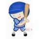 Baseball Boy Applique | Machine Embroidery Designs by JuJu