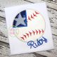 Baseball Flag 2 Applique | Machine Embroidery Designs by JuJu