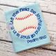 Baseball Psalm Applique with verse | Machine Embroidery Designs by JuJu