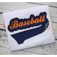 Baseball Tail Applique | Machine Embroidery Designs by JuJu