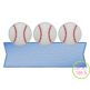 Baseball Trio Banner Sketch Embroidery Design | Machine Embroidery Designs by JuJu