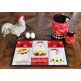 ITH Chicken Placemat | Machine Embroidery Designs by JuJu