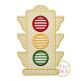 Basic Traffic Light Applique | Machine Embroidery Designs by JuJu