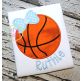 Basketball Bow Applique | Machine Embroidery Designs by JuJu