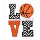 Basketball LOVE Applique | Machine Embroidery Designs by JuJu