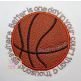 Basketball Psalm Applique with verse | Machine Embroidery Designs by JuJu
