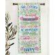 ITH Be Crazy Wall Hanging | Machine Embroidery Designs by JuJu