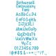 Be Yourself Embroidery Font Machine Embroidery Designs by JuJu