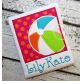 Beach Ball Box Applique | Machine Embroidery Designs by JuJu
