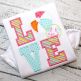 Beachball LOVE Applique | Machine Embroidery Designs by JuJu