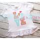 Beachball LOVE Applique | Machine Embroidery Designs by JuJu