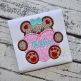 Bear With Heart Girl Applique | Machine Embroidery Designs by JuJu