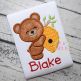 Bear Hugs Beehive Applique | Machine Embroidery Designs by JuJu