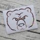 Bear Mascot Embroidery | Machine Embroidery Designs by JuJu