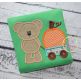 Bear Wagon Pumpkin Applique | Machine Embroidery Designs by JuJu