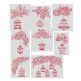 Beautiful Birdcages Redwork Machine Embroidery Designs by JuJu