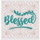 Be Blessed Quilt Blocks Machine Embroidery Designs by JuJu