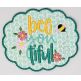 ITH Busy Bees Bee Youtiful Mug Rug | Machine Embroidery Designs by JuJu