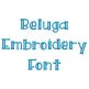 Beluga Embroidery Font | Machine Embroidery Designs by JuJu
