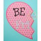 Best Friends Heart Applique | Machine Embroidery Designs by JuJu