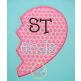 Best Friends Heart Applique | Machine Embroidery Designs by JuJu