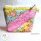 Top Zippered Stripes Bag by Oma's Place | Machine Embroidery Designs by JuJu
