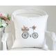 Spring Garden Sketch Bicycle | Machine Embroidery Designs by JuJu