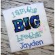 I am the BIG brother Applique | Machine Embroidery Designs by JuJu