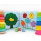 Busy Book Page Birdhouse Coloring Deluxe | Machine Embroidery Designs by JuJu