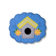 ITH Birdhouse Scalloped Mug Rug | Machine Embroidery Designs by JuJu