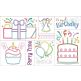 ITH Birthday Placemat 1 | Machine Embroidery Designs by JuJu