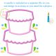 Birthday Cake Applique Design | Machine Embroidery Designs by JuJu