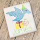 Birthday Pterodactyl Sketch | Machine Embroidery Designs by JuJu