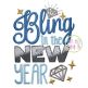 Bling in the New Year Embroidery | Machine Embroidery Designs by JuJu