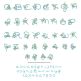 Bloomin Alphabet Machine Embroidery Designs by JuJu