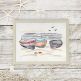 Seaside Boats Vintage Sketch | Machine Embroidery Designs by JuJu