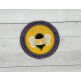 ITH Busy Bees Round Coaster | Machine Embroidery Designs by JuJu