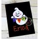 Boo Banner Ghost Applique | Machine Embroidery Designs by JuJu