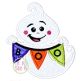Boo Banner Ghost Applique | Machine Embroidery Designs by JuJu