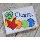 Book Worm Applique | Machine Embroidery Designs by JuJu