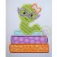 Bookworm Elementary Grades Girl Applique Design Set
