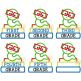 Bookworm Elementary Grades Boy Applique Design Set