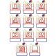 Bounce House Birthday Numbers Applique