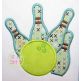 Happy Bowling Applique | Machine Embroidery Designs by JuJu