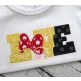 Bow LOVE Applique | Machine Embroidery Designs by JuJu