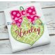 Bow Ornament | Machine Embroidery Designs by JuJu/ Stitch Away Applique 